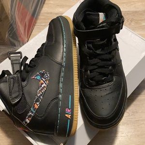 Nike high top uptown sneakers